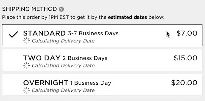 Sellvia shipping time