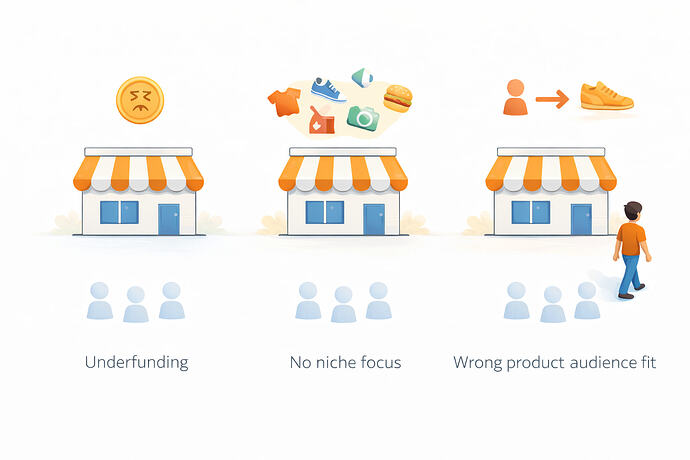 Three different stores. Three different problems. One outcome - no first sale. All three are fixable.