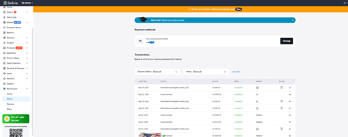 sellvia-my-account-billing-transactions-subscription-history