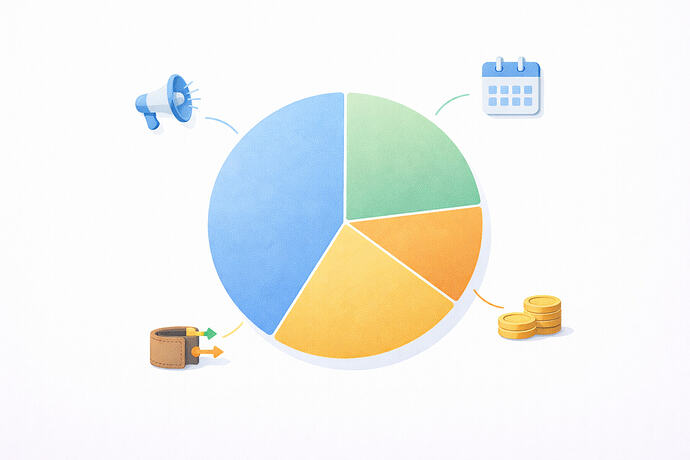 The subscription is the smallest slice. Ad spend is the engine. Plan your budget accordingly