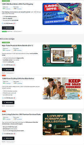 Sellvia Catalog Structure